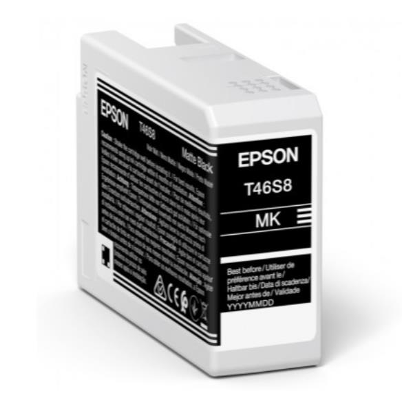 Epson Singlepack Matte Black T46s8 Ultrachrome Pro 10